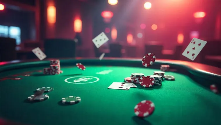 Abstract representation of innovation and technology in online gaming, reflecting our mission to lead the table game industry.